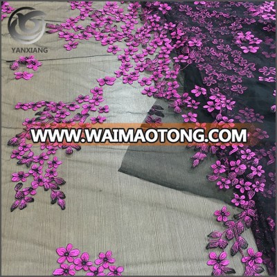 QTY 180cm High-End Lifelike Rose Red 3D Beautiful Embroidery Design